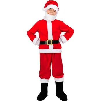 Karnevalový kostým Funiglobal - Deluxe kostým Santa Klaus pro chlapce - 7-9 years