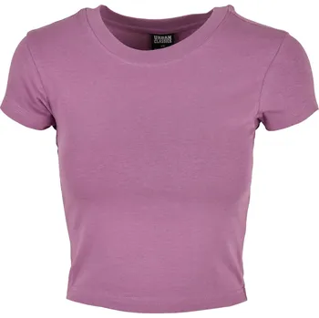Dámské tričko Dámský strečový dres Cropped Tee duskviolet Urban Classics růžová 1774025