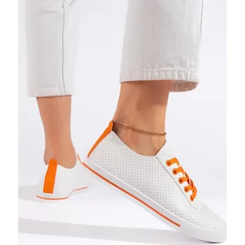 Dámské tenisky Komfortní dámské bílé tenisky 39