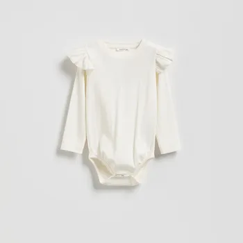 Reserved - Bavlněné body s volány - krémová - 205FU-01X - 205FU-01X-86