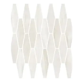 Obklad Atelier Diamond Crystal Dolomia Polished - dlaždice mozaika 30x30 bílá lesk ATL227L