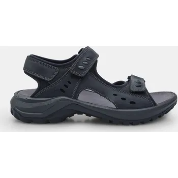 Pánské sandále Weinbrenner pánské kožené outdoor sandále černé, vel. 41