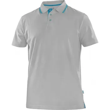 Pánská košile CANIS Pánská polokošile CXS HENRY s krátkým rukávem, šedá, Barva sivo-modrá, Velikost L