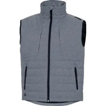 Pánská vesta DELTA PLUS Pánská zateplená vesta PESARO, šedá, Velikost 3XL