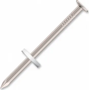 Hřebík Hřebíky stavební AL s pvc podložkou, 3,1X63, 1kg balení(DOPRODEJ)