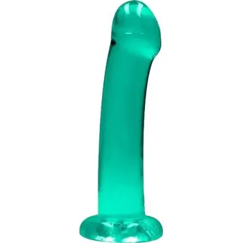 Dildo REALROCK Non Realistic dildo 17cm - tyrkysové