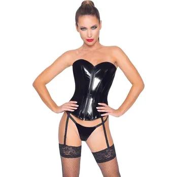 Dámský erotický korzet Black Level Vinyl korzet: S