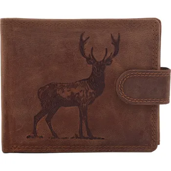 Peněženka Pánská peněženka MERCUCIO světlehnědá embos jelen celý 2911906