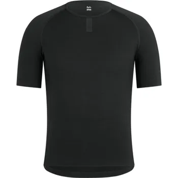 Pánské funkční prádlo RAPHA Merino Short Sleeve Black - M