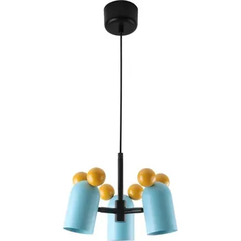 Svítidlo GTV Mouse závěsné svítidlo 3x25 W modrá OS-MOUS-25-DEC