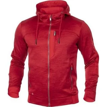 Pánská mikina ARDON Pracovní mikina 3DBreathe melange, červená, Barva červená, Velikost XXL