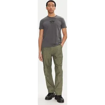 Pánské tričko Alpha Industries T-Shirt Basic 118533 Černá Regular Fit XXL