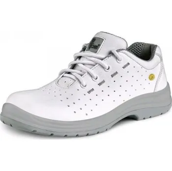 Pracovní oblečení CANIS Polobotky CXS Linden O1, perforované, bílé, Barva biela, Velikost 36