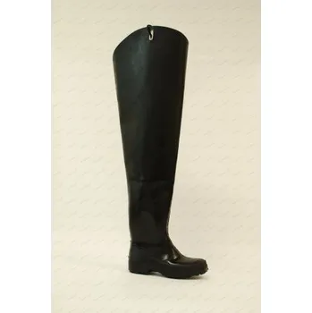 Pánské holínky ATEX Rybářské holínky z kaučukové směsi, černé, Velikost 47