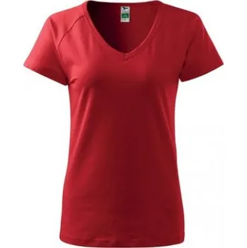 Dámské oblečení ADLER, dámske tričko DREAM Červená, Barva červená, Velikost XS