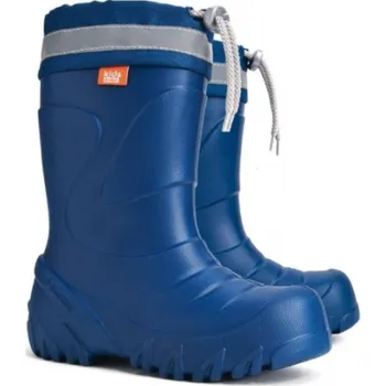 Chlapecké holínky DEMAR Dětské zateplené holínky Mammut - S, tmavě modré, Barva tmavomodrá, námorná, Velikost 34/35