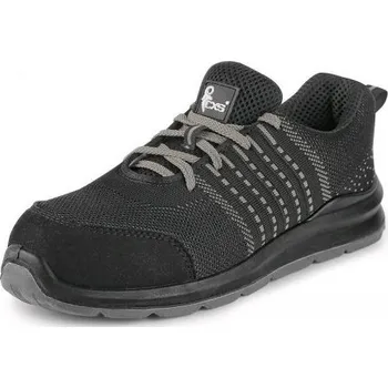 Pracovní obuv CANIS Polobotka RAVA O1, černá, CXS TEXLINE, Barva čierno-sivá, Velikost 36