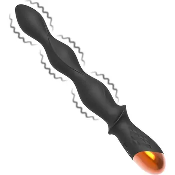 BASIC X Armin vibrační anální korále černé