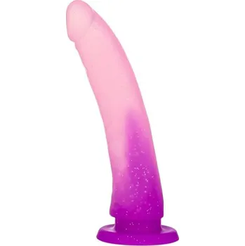 Dildo BOOM silikonové dildo zdobené jemnými glitry