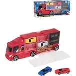 Teamsterz přeprava aut set nákladní auto tahač / kufřík 2v1 + 4 autíčka