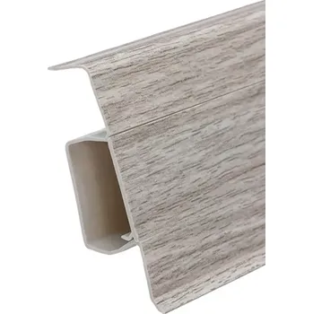 soklová lišta Lišta soklová SLK 60 Q Döllken, 2150(W478) - 2,5m (Elektrikářská podlahová lišta Döllken SLK60 Q lišta 5127753 2150 (W478))