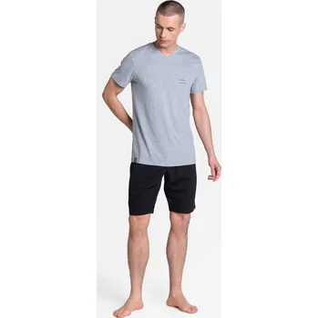 Pánské pyžamo Pánské pyžamo Duty 38881-90X šedo-černé - Henderson, XXL i556_55319_822_89