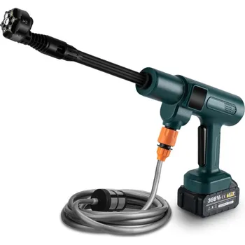 Vysokotlaký čistič AKU Multifunkční Vysokotlakový Čistič Tlaková Myčka 200Bar na Čištění a Mytí Auta Čisticí Stroj s Přislušenstvím