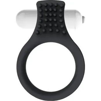Romant Derrick erekční kroužek s vibrační patronou černý