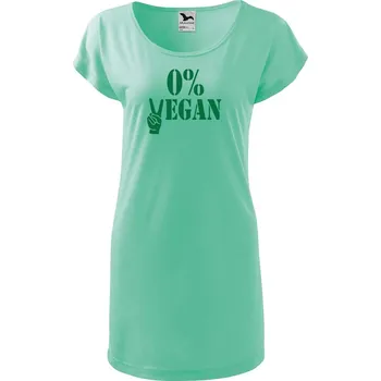 Dámské tričko DOBRÝ TRIKO Dámské tričko/šaty 0% vegan Velikost: 2XL, Barva: Mátová