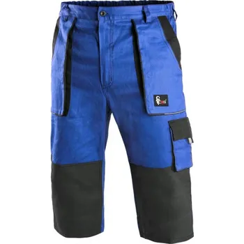 Pánské kraťasy CANIS Pánské kraťasy LUXY PATRIK 3/4, modro-černé, konfekční velikosti, Barva modro-čierna, Velikost 48