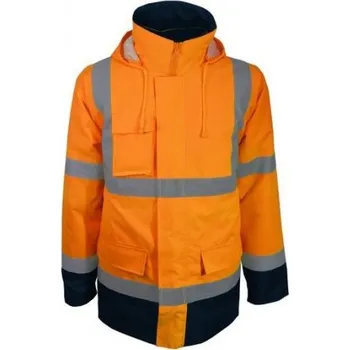 SAS Singer Freres Pánská reflexní bunda SINGER PACO HV 4v1, oranžovo-modrá, Barva oranžovo-modrá, Velikost 3XL