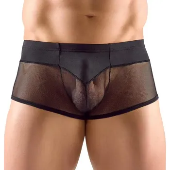 Pánské erotické prádlo Svenjoyment Boxerky ze síťoviny - černé: L