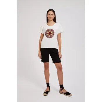 Dámské tričko s potiskem MOODO - bílá Marisse černá | bílá | šedá | vícebarevná | vícebarevná 2848602