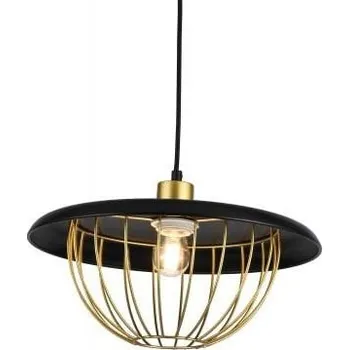 Svítidlo GTV Tulip závěsné svítidlo 1x40 W černá-zlatá OS-TULI-11-DEC