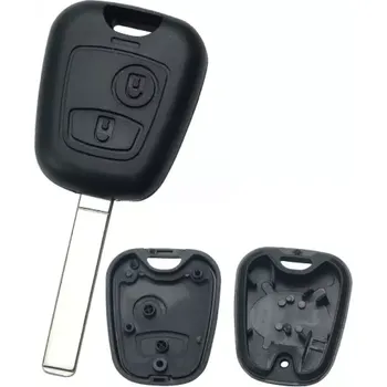 Autoklíč Klíč Peugeot 307 2 tlačítka (planžeta obdelníková VA2T)