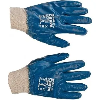 Pracovní rukavice ČERVA Povrstvené rukavice HARRIER FULL, modré, Barva modrá, Velikost rukavic 7"
