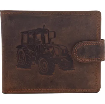 Peněženka Pánská peněženka MERCUCIO světlehnědá embos traktor 2911906