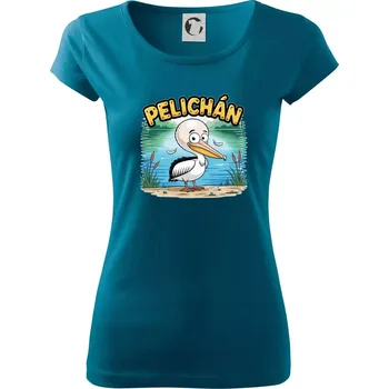 Dámské tričko Pelichán - Dámské triko Pure - 2XL ( Petrolejová )