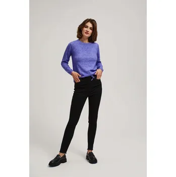 Dámské džíny Úzké džíny Moodo černá | fialová 2479577