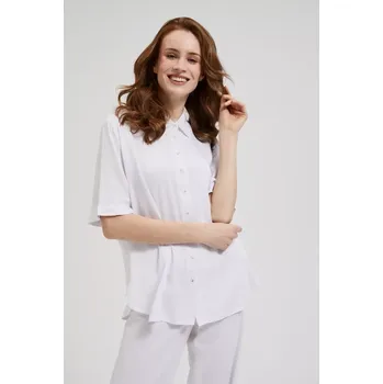 Dámská košile MOODO - bílá Marisse bílá | šedá 2710504