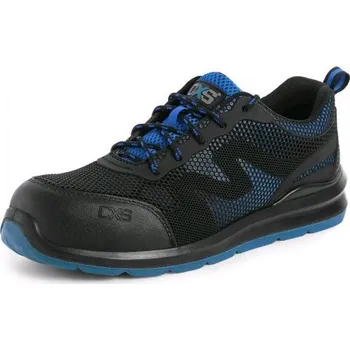 Pracovní obuv CANIS Pracovní polobotky CXS Island Milos S1P, Barva čierno-modrá, Velikost 35