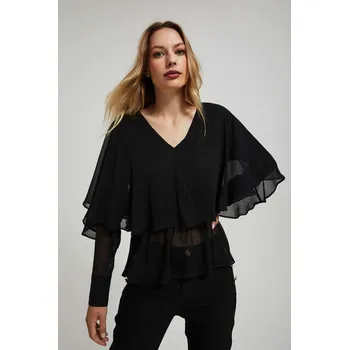 Dámská košile Nařasená košile Marisse černá 2550628