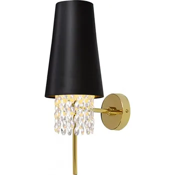 Dekorativní svítidlo GTV Nesto nástěnné svítidlo 1x40 W černá-zlatá OS-NES2-11-DEC
