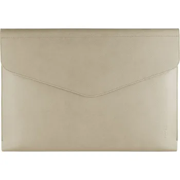 pouzdro na notebook Pouzdro FIXED Siena pro notebooky a tablety o úhlopříčce do 13", krémové