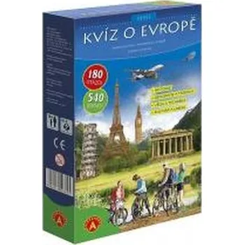 Desková hra Quiz o Europie mini CZ/SK ALEX