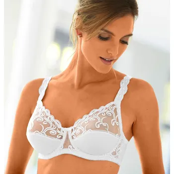 Podprsenka Sada 2 podprsenek Sienne zn. Confidence Lingerie® z mikrovlákna a vyšívaného tylu, s kosticemi bílá+černá 105D
