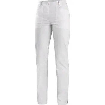CANIS Dámské bílé kalhoty ERIN, Barva biela, Velikost 54