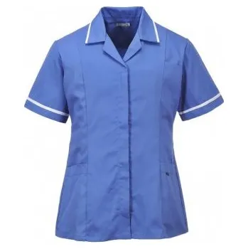 Dámská tunika PORTWEST Dámská tunika CLASSIC, světle modrá-bílá, Barva azurová, Velikost XS