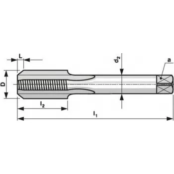 Závitořezný nástroj Závitník sadový ruční 3012 HSS G 3/4" sada (DOPRODEJ)