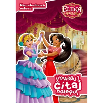Pohádka Elena z Avaloru - Vyfarbuj, čítaj, nalepuj